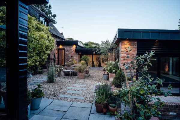 architectural photographer oxford pool extension bifold doors