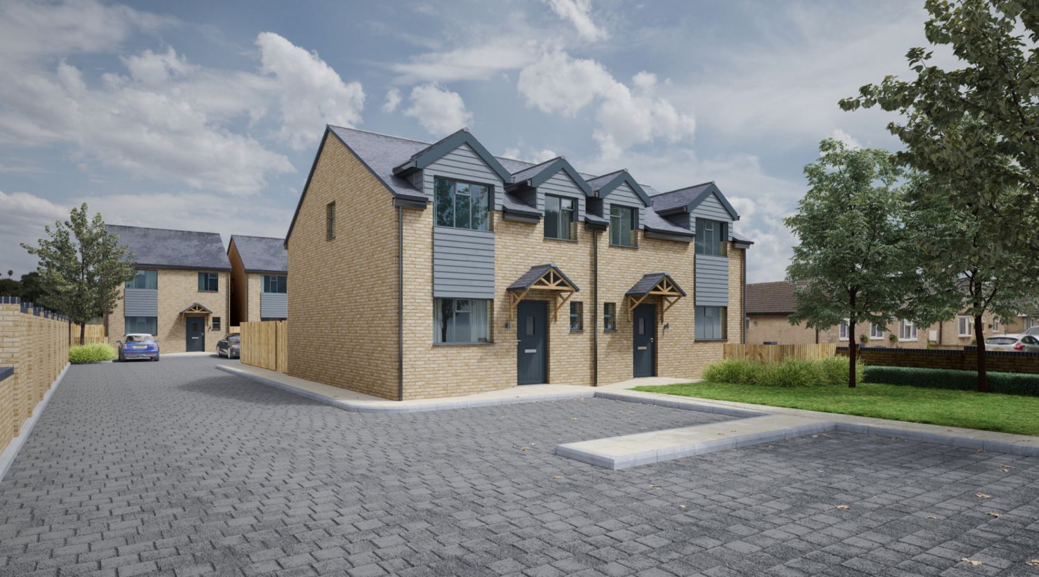 five new traditional dwellings with modern features oxfordshire